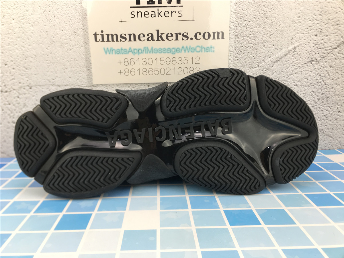 G5 Batch Balenciaga Triple S Black Clear Sole